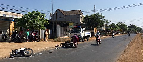 Huyện Cư M'gar - tai nạn và va chạm giao thông nguyên nhân chủ yếu từ ý thức của người tham gia giao thông